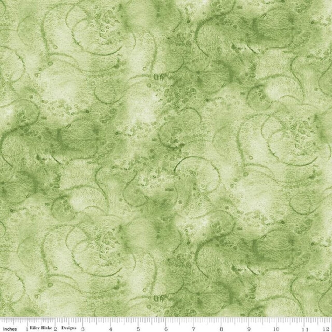 Painter's Watercolor Swirl in Sage Green (c680-sage) | Painter's Watercolor Swirl | J Wecker Frisch | Riley Blake